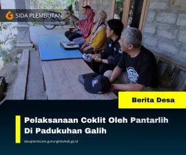 Pelaksanaan Coklit di Padukuhan Galih